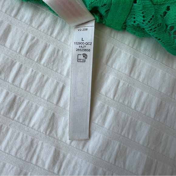 NWOT PINK Victoria's Secret Lace Longline Bralette in Kelly Green, L - Picture 14 of 14